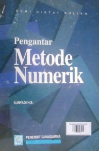 Pengantar Metode Numerik