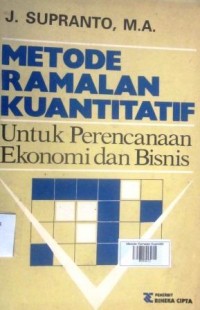 Metode Ramalan Kuantittif