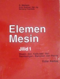 Elemen Mesin: disain dan kalkulus dari sambungan bantalan dan poros