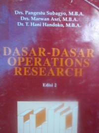 Dasar-Dasar Operations Research