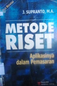 Metode Riset: Aplikasinya dalam Pemasaran