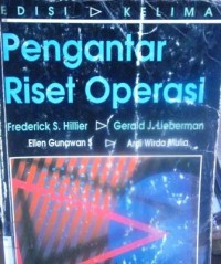 Pengantar Riset Operasi