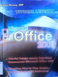 Tutorial lengkap : Microsoft Office 2007