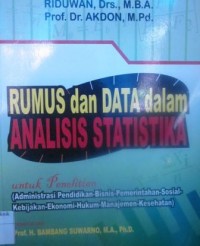 Rumus dan Data dalam Analisis Statistika