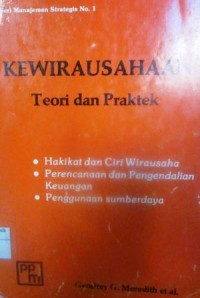 Kewirausahaan Teori dan Praktek