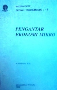 Pengantar Ekonomi Mikro