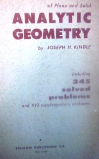 Theory and Problems of Plane and Solid Analytic Geometry