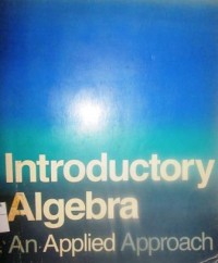 Introductory Algebra An Applied Approach