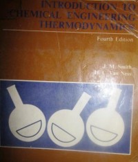 Introduction to Chemical Engineering Thermodynamics