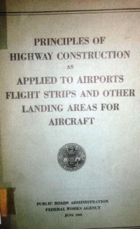 Principles Of Highway Constructur