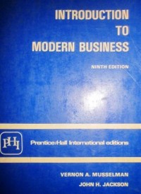 Introduction to Modern Business