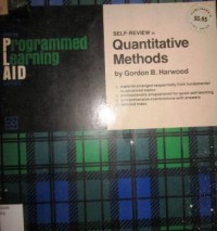 Programed Learning Aid for Quantitative Methods