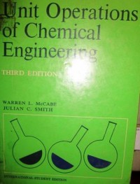 Unit Operations Of Chemical Engineering